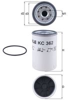 Thumbnail - Brandstoffilter - KC362D - KNECHT