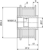 Ελεύθερη περιστροφή γεννήτριας VALEO NEW SPARE PART
