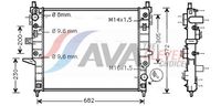Radiator, racire motor AVA Clever Choice, Cod: MSA2271