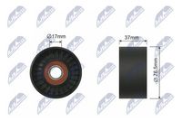 Rola intinzator,curea transmisie NTY, Cod: RNK-FR-017