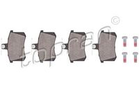 комплект спирачно феродо, дискови спирачки