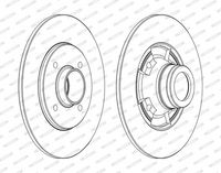 Disc frana FERODO, Cod: DDF752C