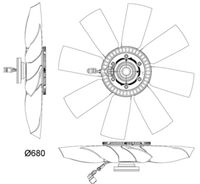 Thumbnail - Koelventilatorwiel - CFF477000P - MAHLE