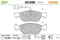 Bremsbelagsatz, Scheibenbremse
