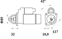 Thumbnail - Startmotor / starter - MS883 - MAHLE