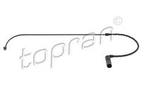 предупредителен контактен сензор, износване на накладките