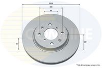 Disc frana COMLINE, Cod: ADC0931V