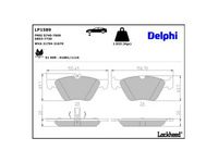 комплект спирачно феродо, дискови спирачки