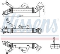 NISSENS Koeler, uitlaatterugvoering 5