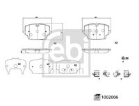 Bremsbelagsatz, Scheibenbremse