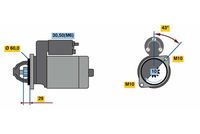 BOSCH Startmotor / Starter 5