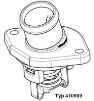 Thermostat, Kühlmittel