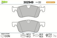 Bremsbelagsatz, Scheibenbremse