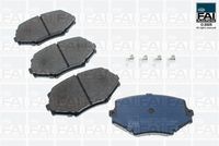 комплект спирачно феродо, дискови спирачки