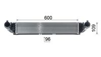 Thumbnail - Intercooler, inlaatluchtkoeler - CI615000P - MAHLE