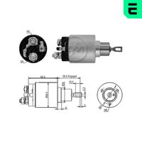 Solenoid, electromotor ERA, Cod: ZM5777