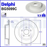 Disc frana DELPHI, Cod: BG5099C