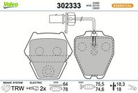 комплект спирачно феродо, дискови спирачки