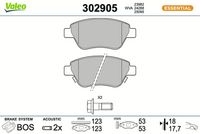 комплект спирачно феродо, дискови спирачки
