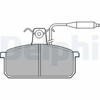 комплект спирачно феродо, дискови спирачки