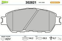 Bremsbelagsatz, Scheibenbremse