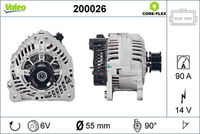 Generator / Alternator VALEO, Cod: 200026