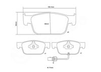 BREMBO High performance remblokkenset 3