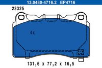 комплект спирачно феродо, дискови спирачки