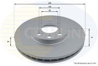 Disc frana COMLINE, Cod: ADC1105V
