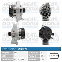 Generator / Alternator MEAT & DORIA, Cod: 5530270
