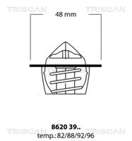 Thermostat, Kühlmittel