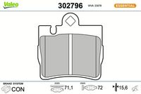 Bremsbelagsatz, Scheibenbremse