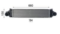 Thumbnail - Intercooler, inlaatluchtkoeler - CI413000P - MAHLE