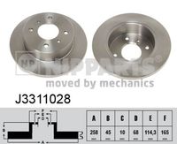 Disc frana NIPPARTS, Cod: J3311028