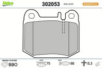 Bremsbelagsatz, Scheibenbremse