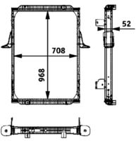 Thumbnail - Radiateur - CR704000P - MAHLE