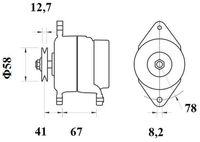 Thumbnail - Dynamo / alternator - MG566 - MAHLE