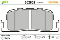 Bremsbelagsatz, Scheibenbremse