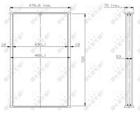NRF Koelblok, radiateur 5