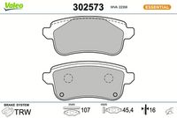 Bremsbelagsatz, Scheibenbremse