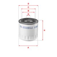 Filtru ulei SOFIMA, Cod: S 2329 R