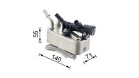 Thumbnail - Oliekoeler, automatische transmissie - CLC225000P - MAHLE
