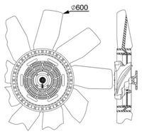 Thumbnail - Koelventilatorwiel - CFF511000P - MAHLE