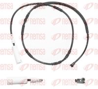 предупредителен контактен сензор, износване на накладките