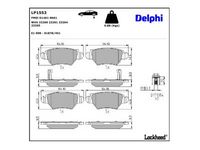 комплект спирачно феродо, дискови спирачки
