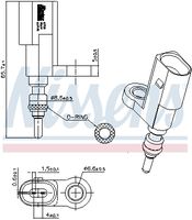 NISSENS Sensor, koelvloeistoftemperatuur 6