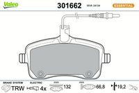 Bremsbelagsatz, Scheibenbremse
