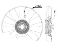 Thumbnail - Koelventilatorwiel - CFF527000P - MAHLE