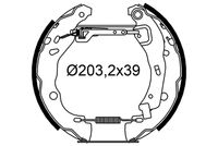 комплект спирачна челюст