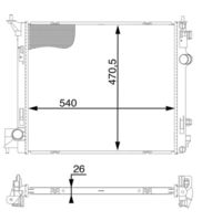 Thumbnail - Radiateur - CR1596000S - MAHLE